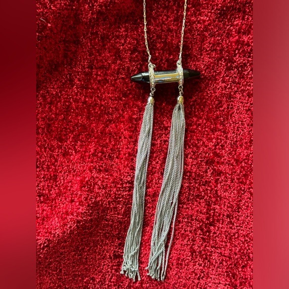WHBM Necklace with tassels - Picture 3 of 11